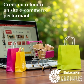 Créer ou refondre un site e-commerce performant | Solutions Graph’us Brignoles