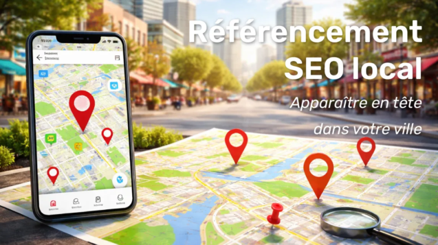 SEO local avec positionnement Google Maps dans une ville
