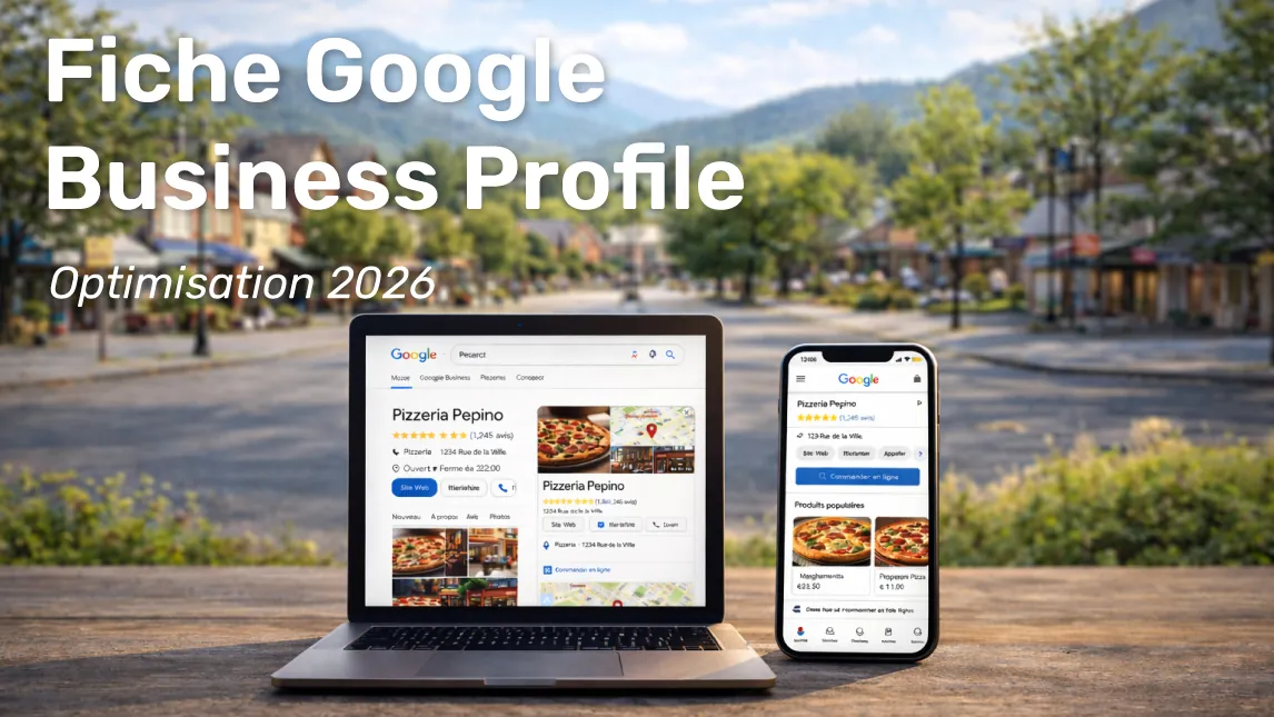 Fiche Google Business Profile optimisée pour SEO local en 2026