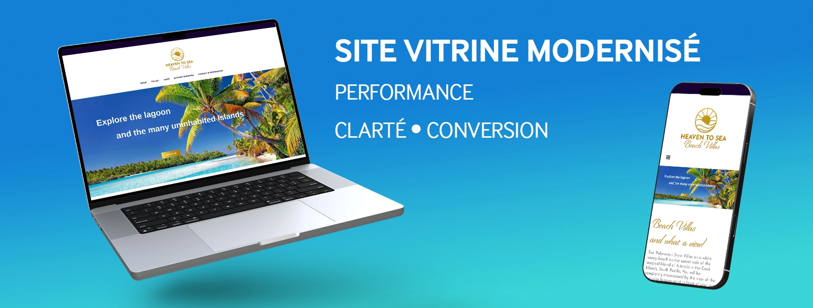 Refonte site vitrine professionnel : modernisation et optimisation d'un site internet existant