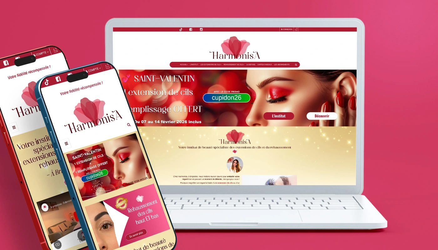 Création de site e-commerce : site internet professionnel avec fiche produit optimisée et éléments de réassurance