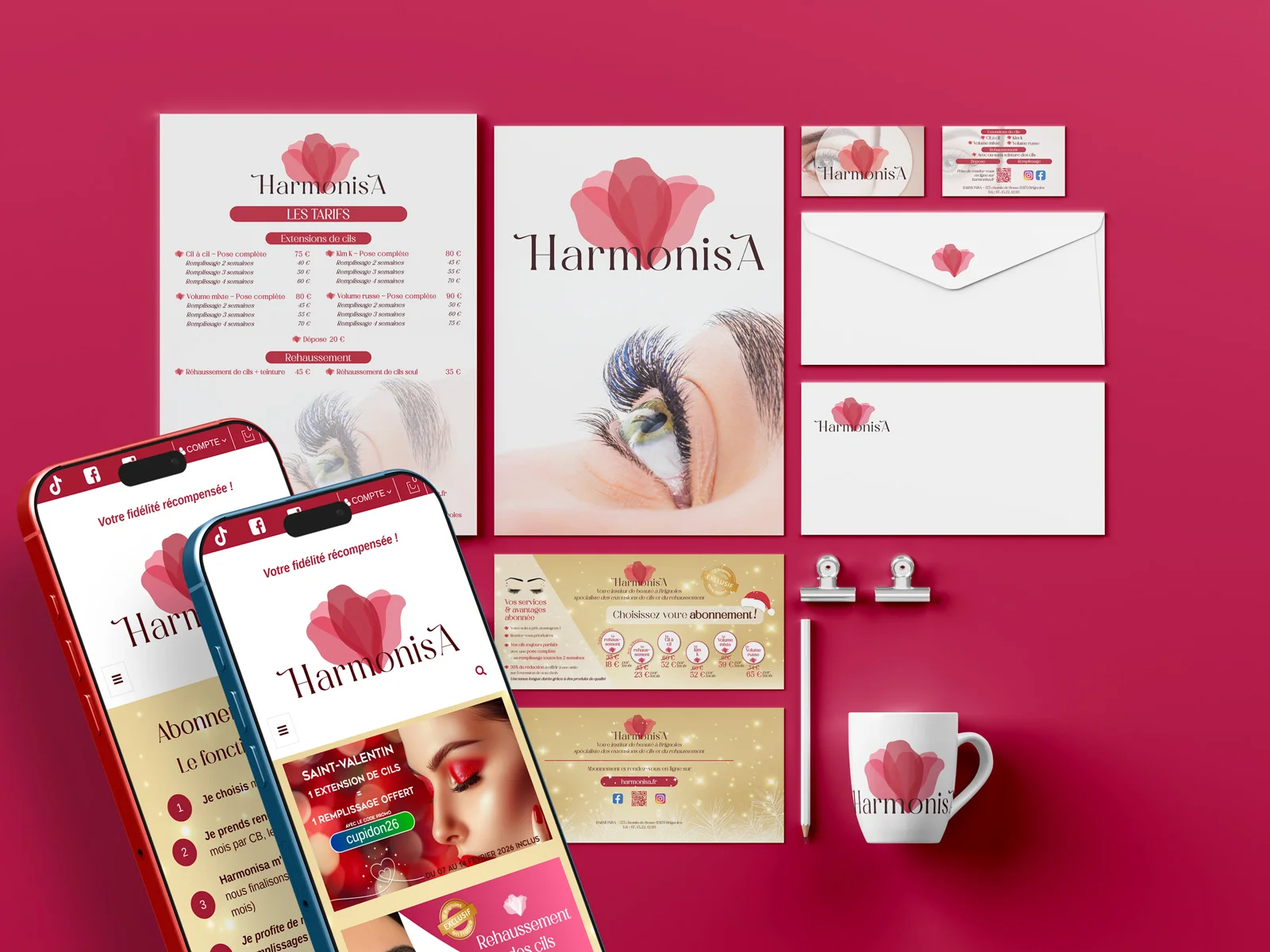 Identité visuelle professionnelle : exemple de logo et charte graphique