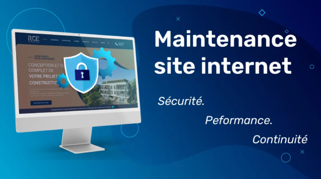 Maintenance site internet avec mise à jour et protection sécurité