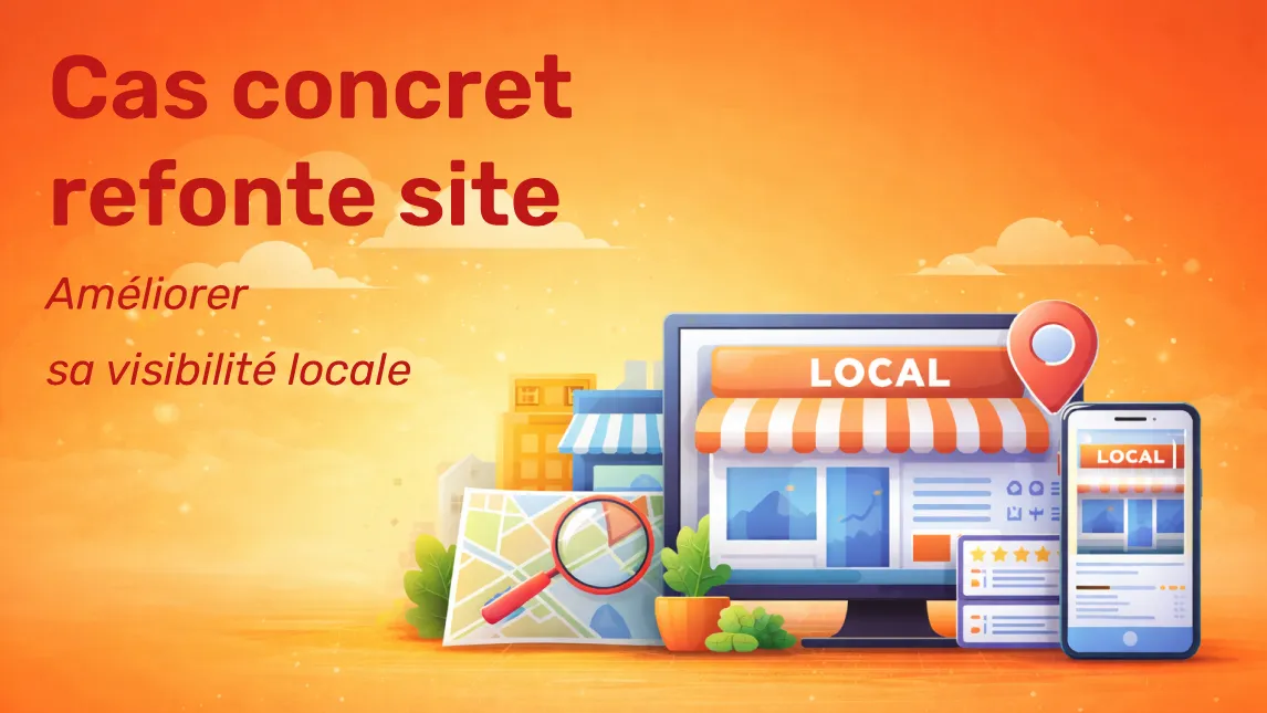 Cas concret refonte site avec amélioration visibilité locale