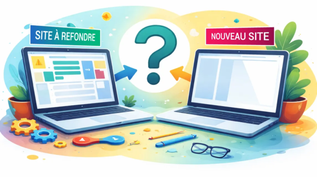 Choisir entre création de site vitrine ou refonte selon l’existant et les objectifs