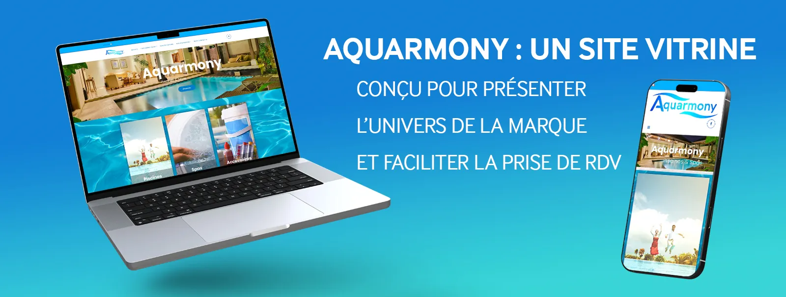 Exemple de site vitrine professionnel pour entreprise locale à Bandol