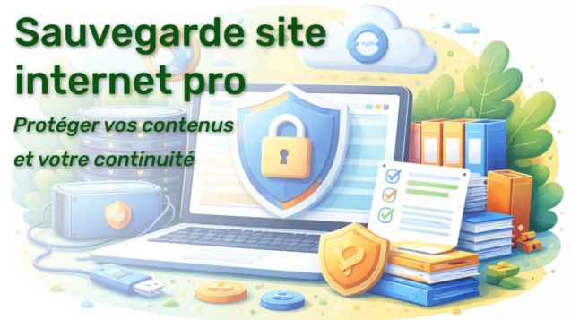 Sauvegarde site internet professionnel pour protéger les contenus et la continuité du site