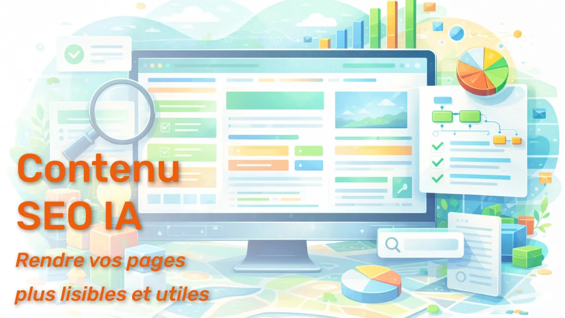 Contenu SEO IA structuré pour rendre un site plus lisible et mieux compris