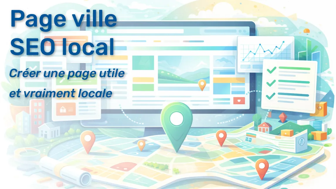 Page ville SEO local avec contenu ciblé et ancrage géographique cohérent