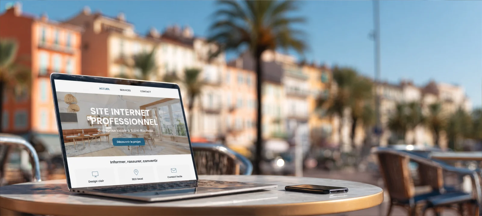 Agence web à Saint-Raphaël avec accompagnement digital local dans le Var