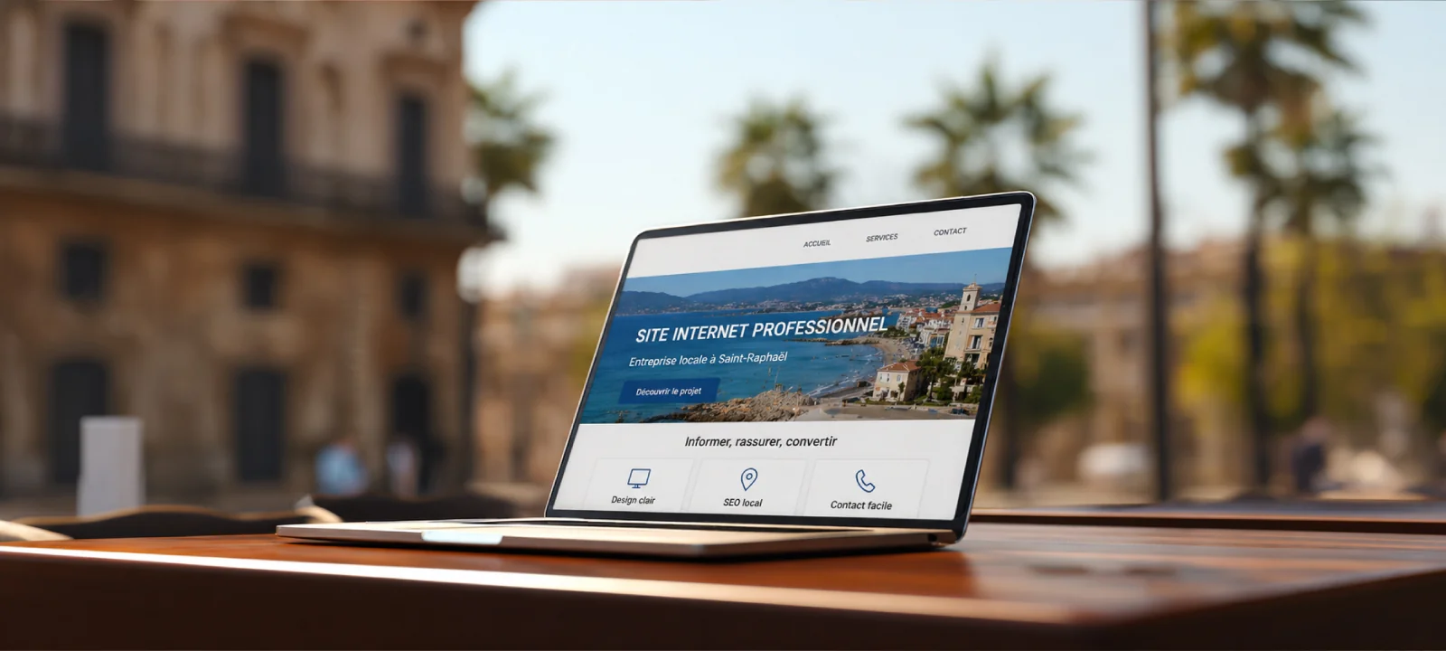 Création de site internet à Saint-Raphaël par une agence web locale orientée SEO et conversion