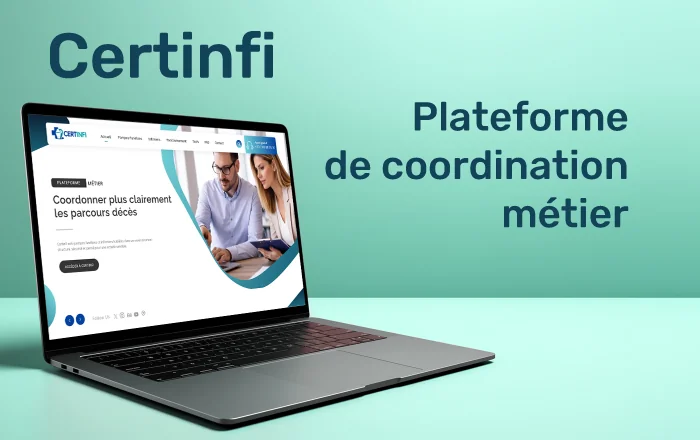 Réalisation web Certinfi : plateforme métier sur mesure