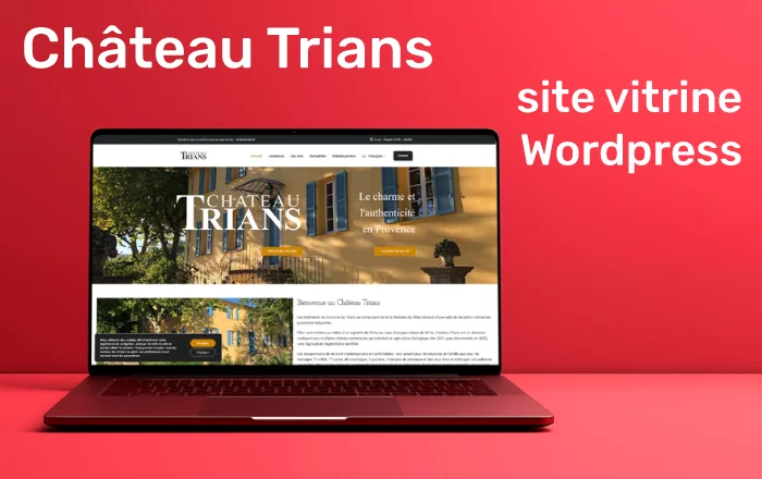 Réalisation web Trians : site vitrine WordPress professionnel