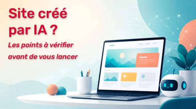 Site créé par IA pour entreprise locale avec points de vigilance