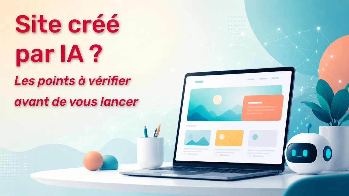 Site créé par IA pour entreprise locale avec points de vigilance