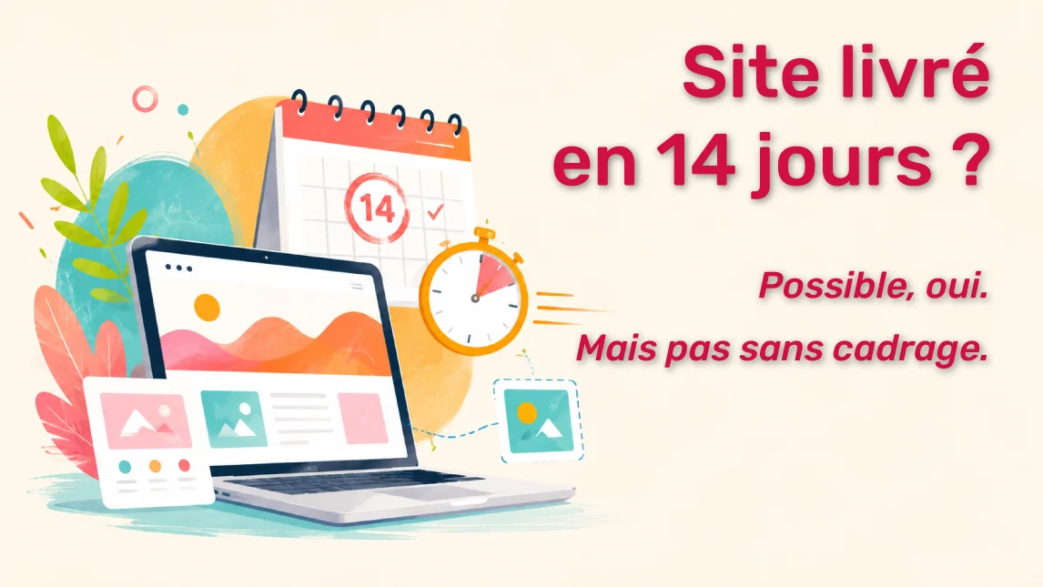 Site livré en 14 jours pour une entreprise locale