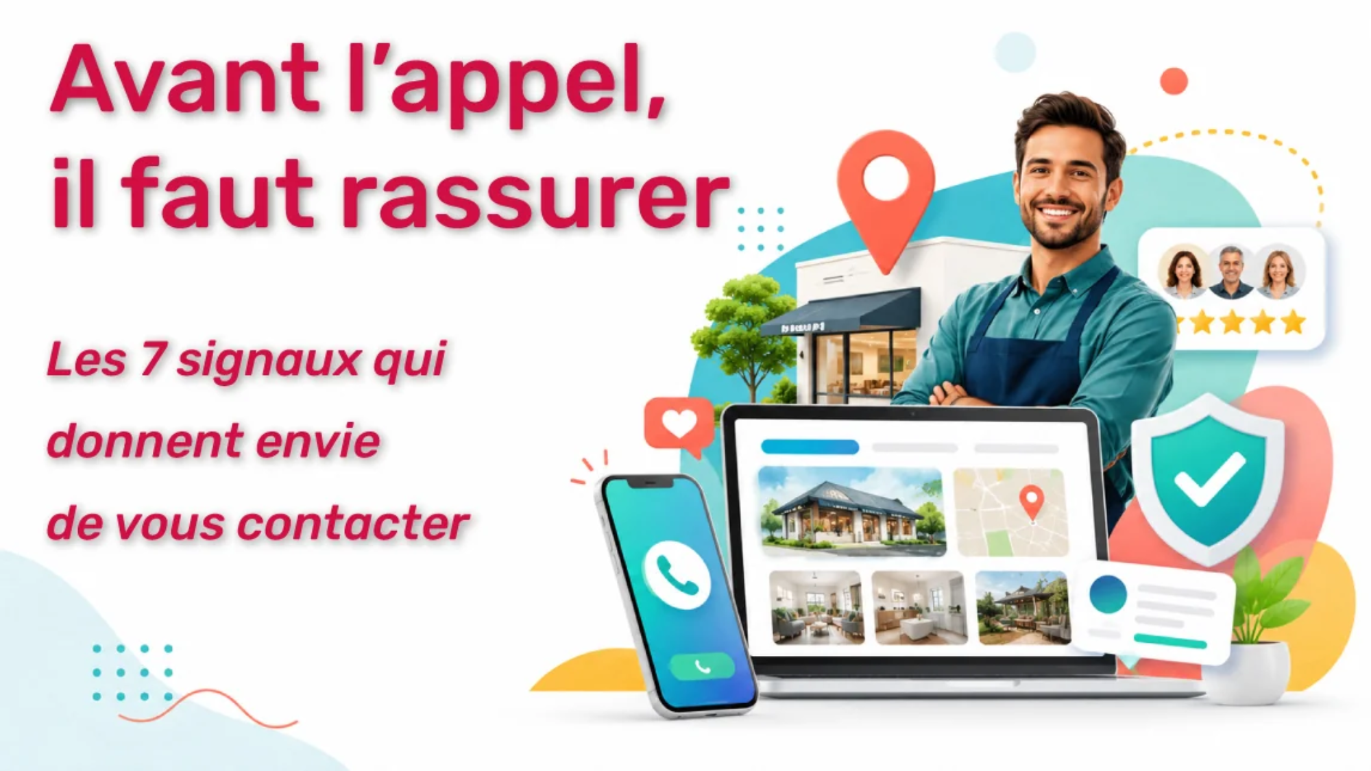 Rassurer un client avant l’appel avec un site internet professionnel