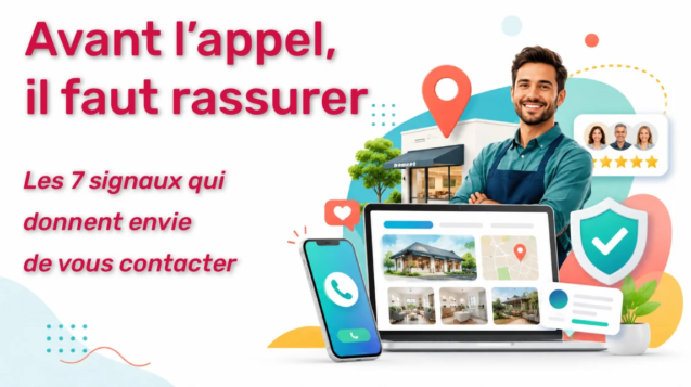 Rassurer un client avant l’appel avec un site internet professionnel