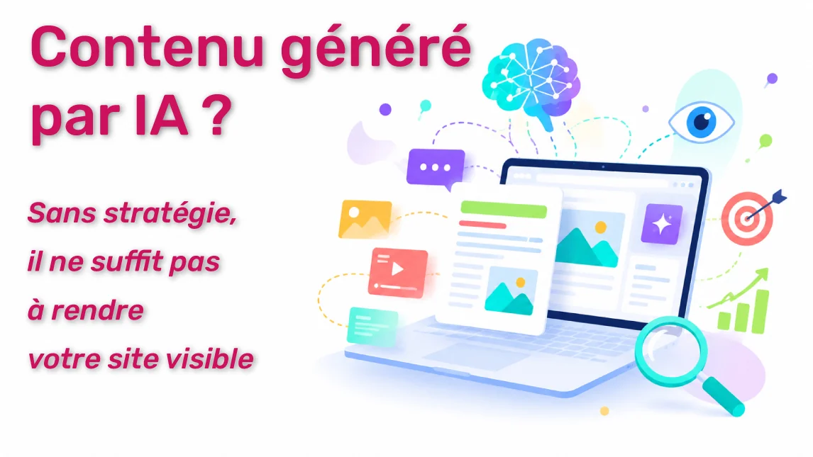 Contenu généré par IA et visibilité d’un site internet