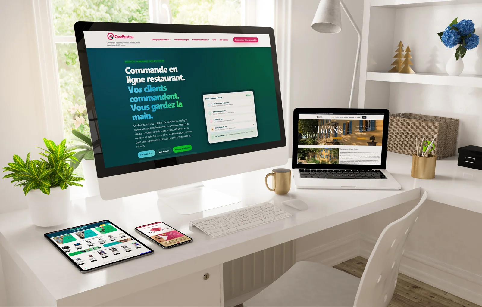 Réalisations web Solutions Graph'us : sites vitrines, e-commerce, plateforme métier et projets digitaux