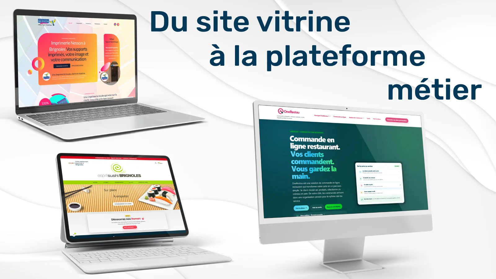 Réalisations web : site vitrine, e-commerce, plateforme métier et refonte digitale